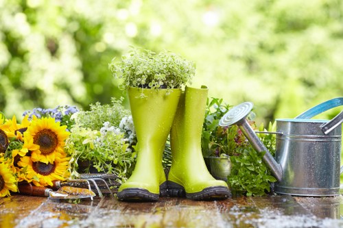 Local transfer station handling garden materials
